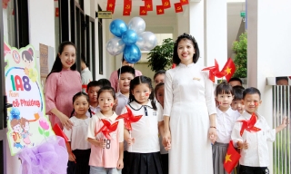 Bắc Ninh: Học sinh lớp 1 hân hoan tựu trường